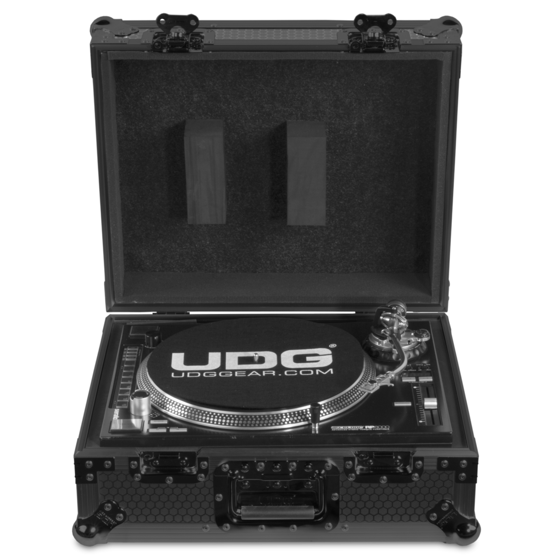 Flight Case Ultime UDG pour platine vinyle multiformat noir MK2