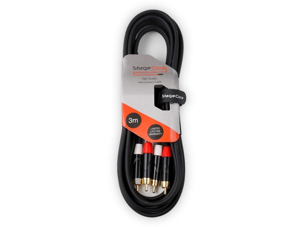 Stagecore iCORE 250 2x Male RCA - 2x Male RCA