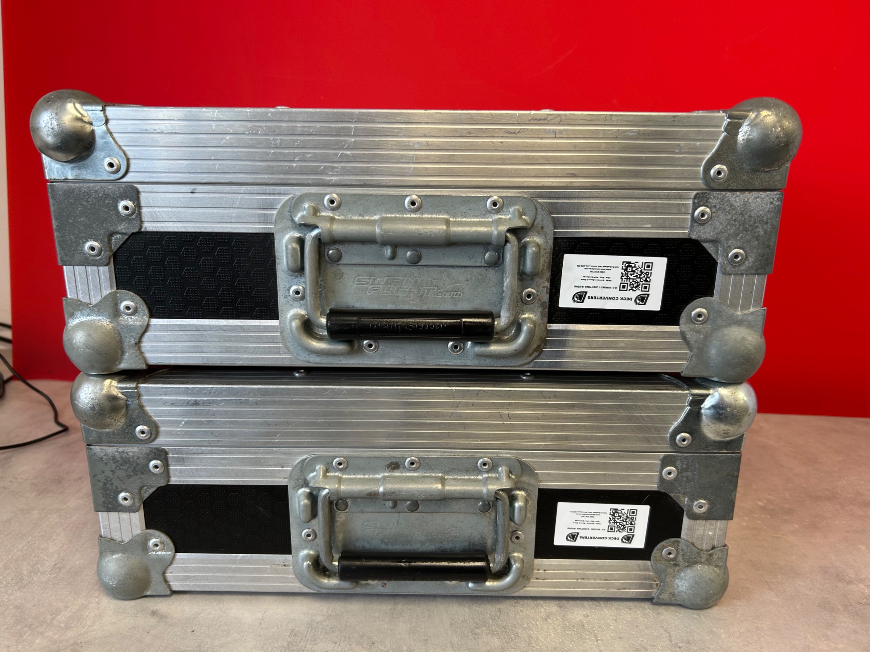 Paire de flight cases Swan pour XDJ 700 noires - Occasion