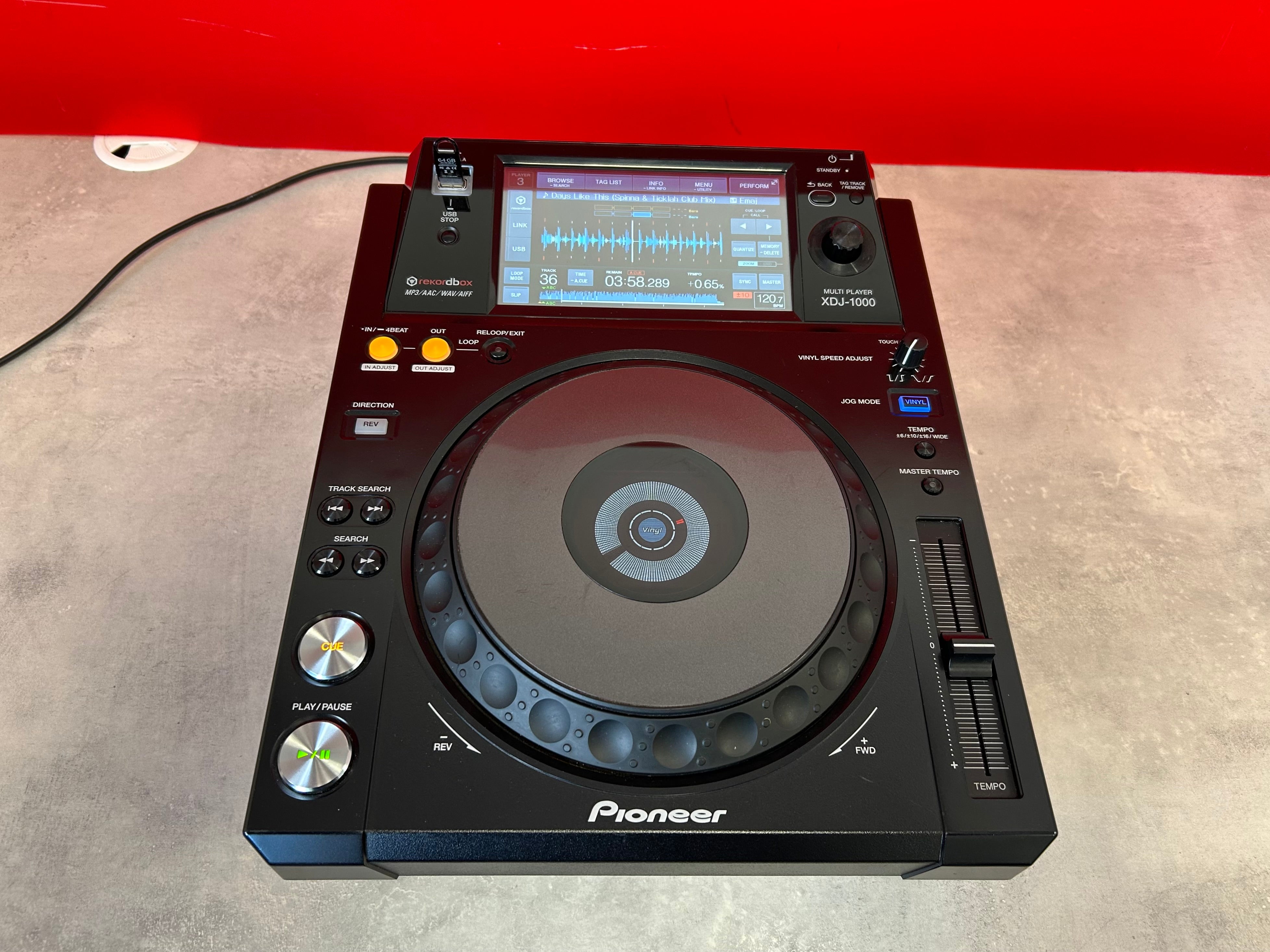 Platine DJ USB Pioneer XDJ 1000 (lecteur CDJ)