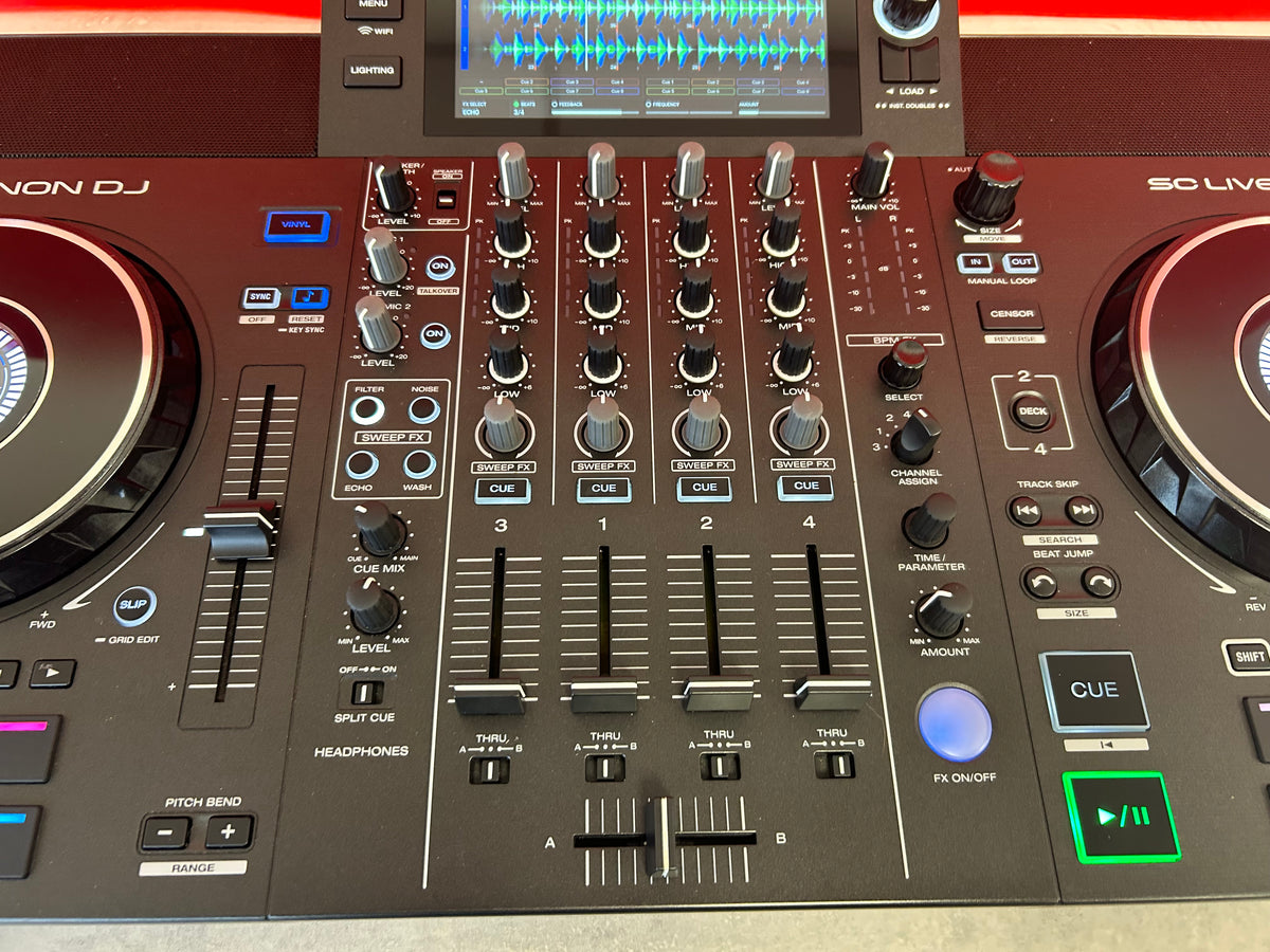 Denon DJ SC LIVE 4 - Contrôleur DJ autonome 4 platines