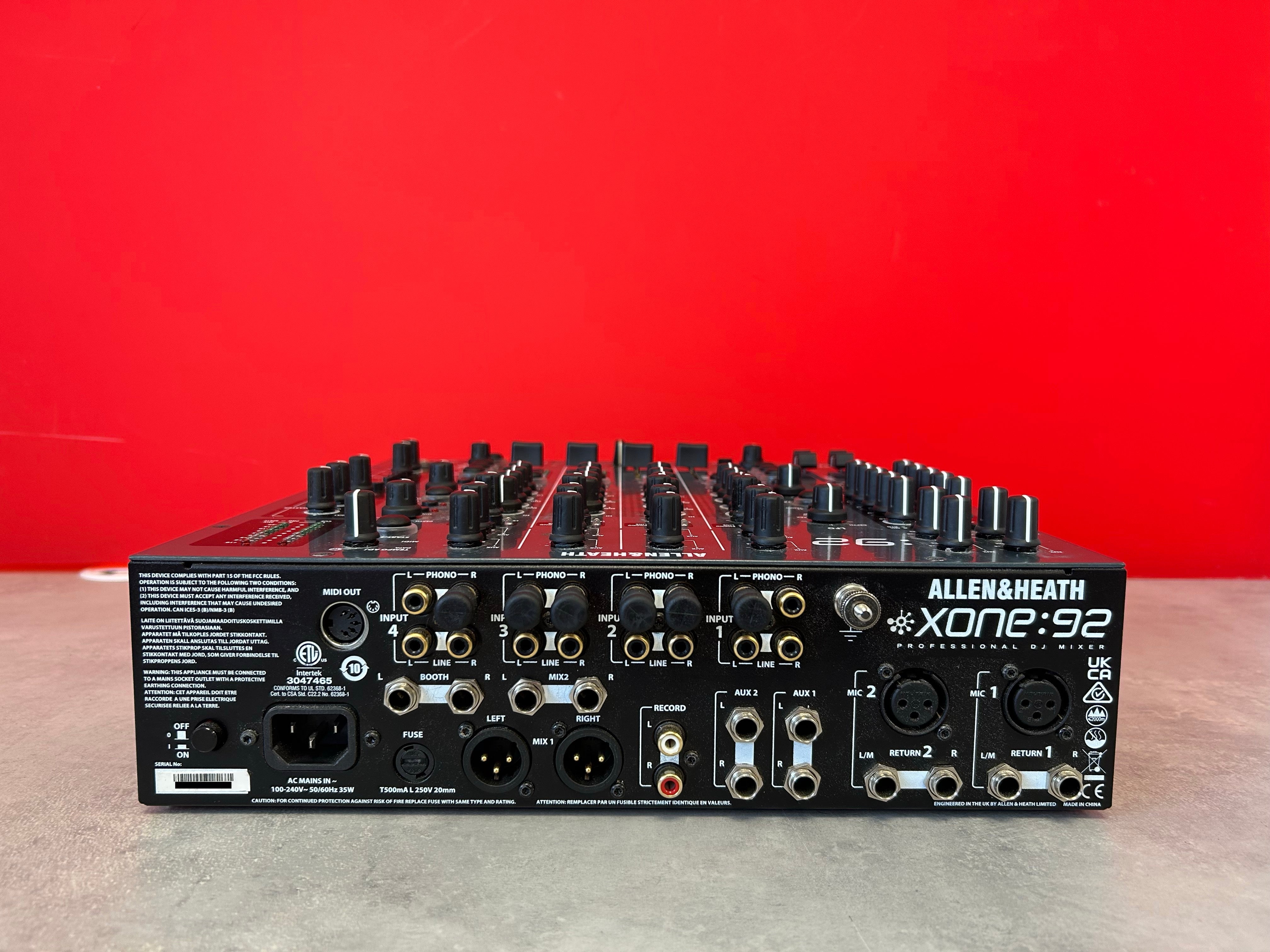 Allen & Heath Xone 92 DJ Mixer - Pre Owned - Deck Converters