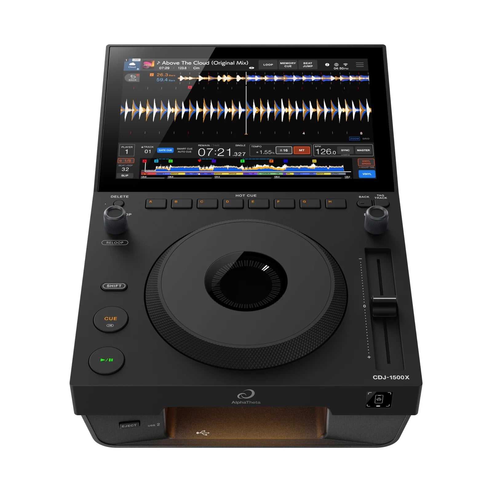 AlphaTheta CDJ-1500X Professional DJ Multi Player - Deck Converters