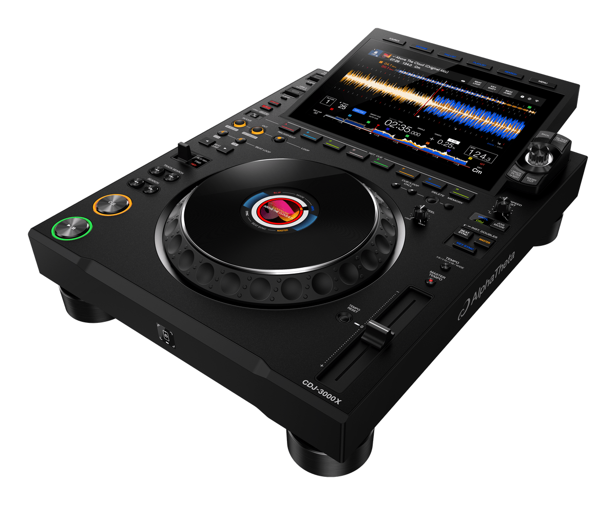 AlphaTheta CDJ-3000X Ultimate DJ Setup Bundle DJM-V10, PLX-1000, RMX-IGNITE, HDJ-F10-TX & STS1 Stand - Deck Converters