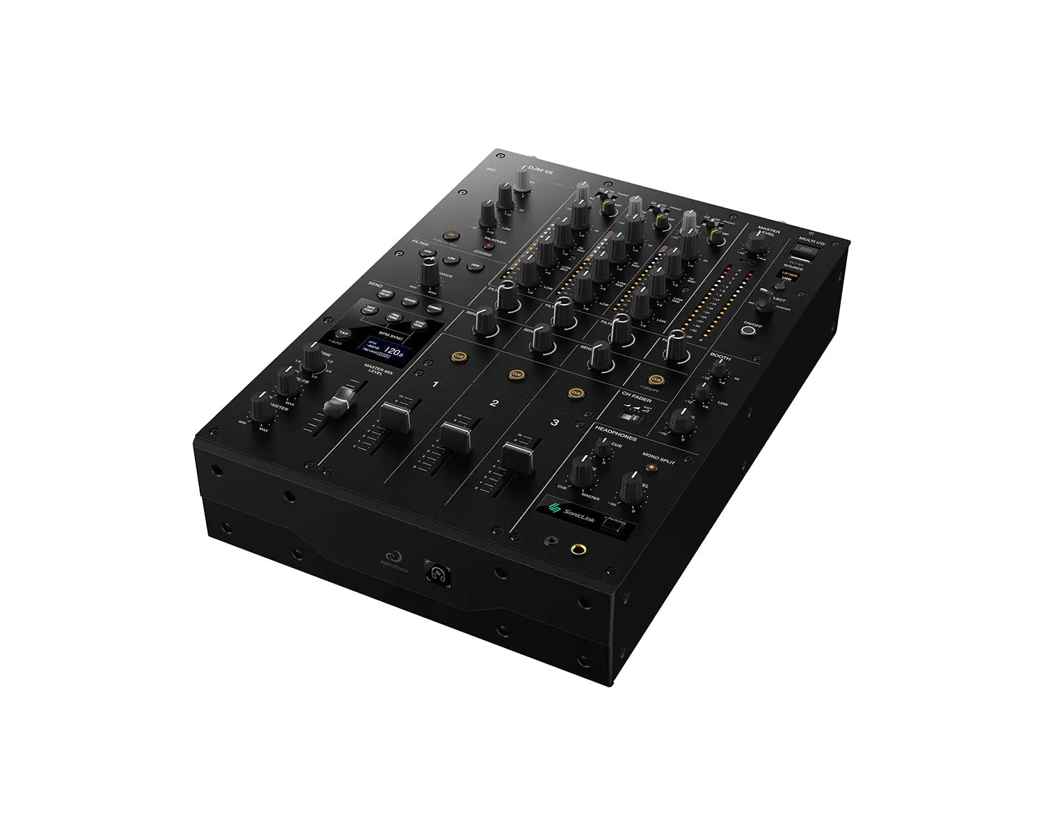 AlphaTheta DJM V5 3 Channel Professional DJ Mixer - Deck Converters