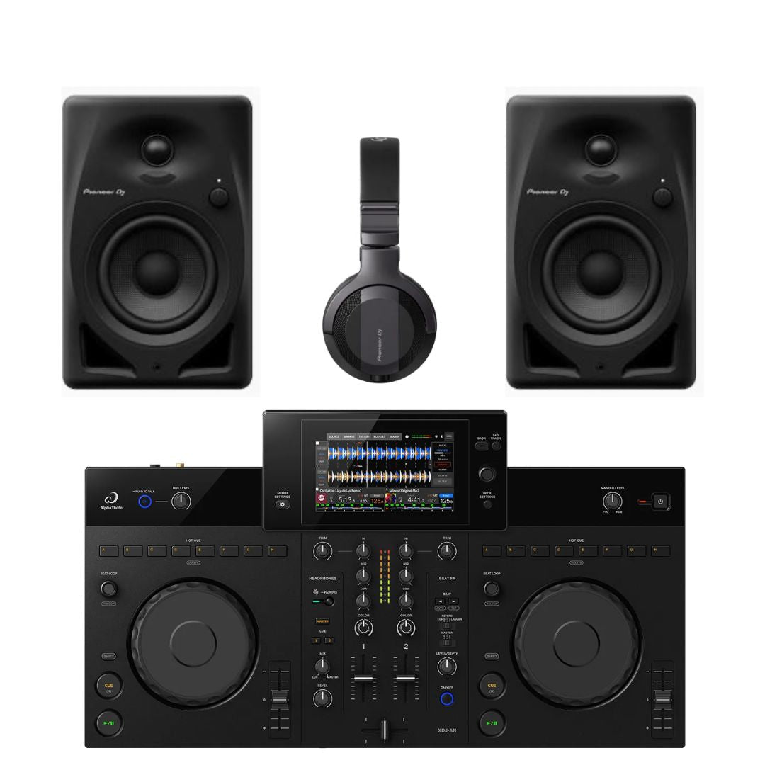 AlphaTheta XDJ-AN Complete DJ Starter Bundle - Deck Converters