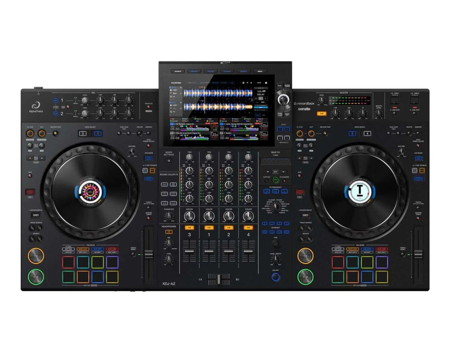 AlphaTheta XDJ AZ 4ch All In One DJ Controller 2 Year Warranty