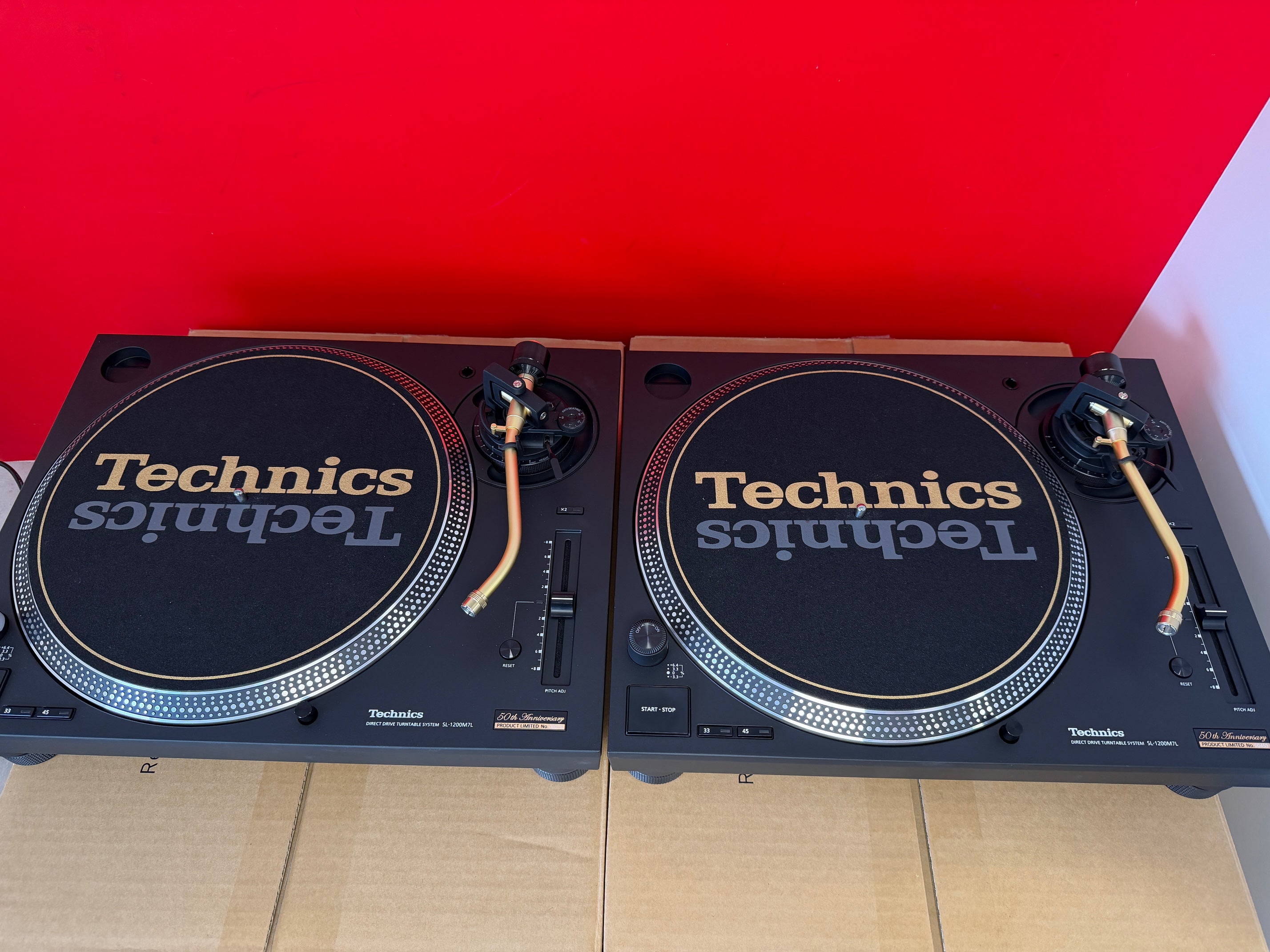 Technics SL-1200M7L Limited Edition Turntables Pair Pre-Owned