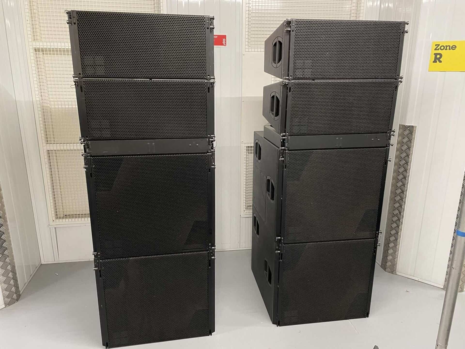 D&B V Series System V8 V Sub D12 Amps - Deck Converters