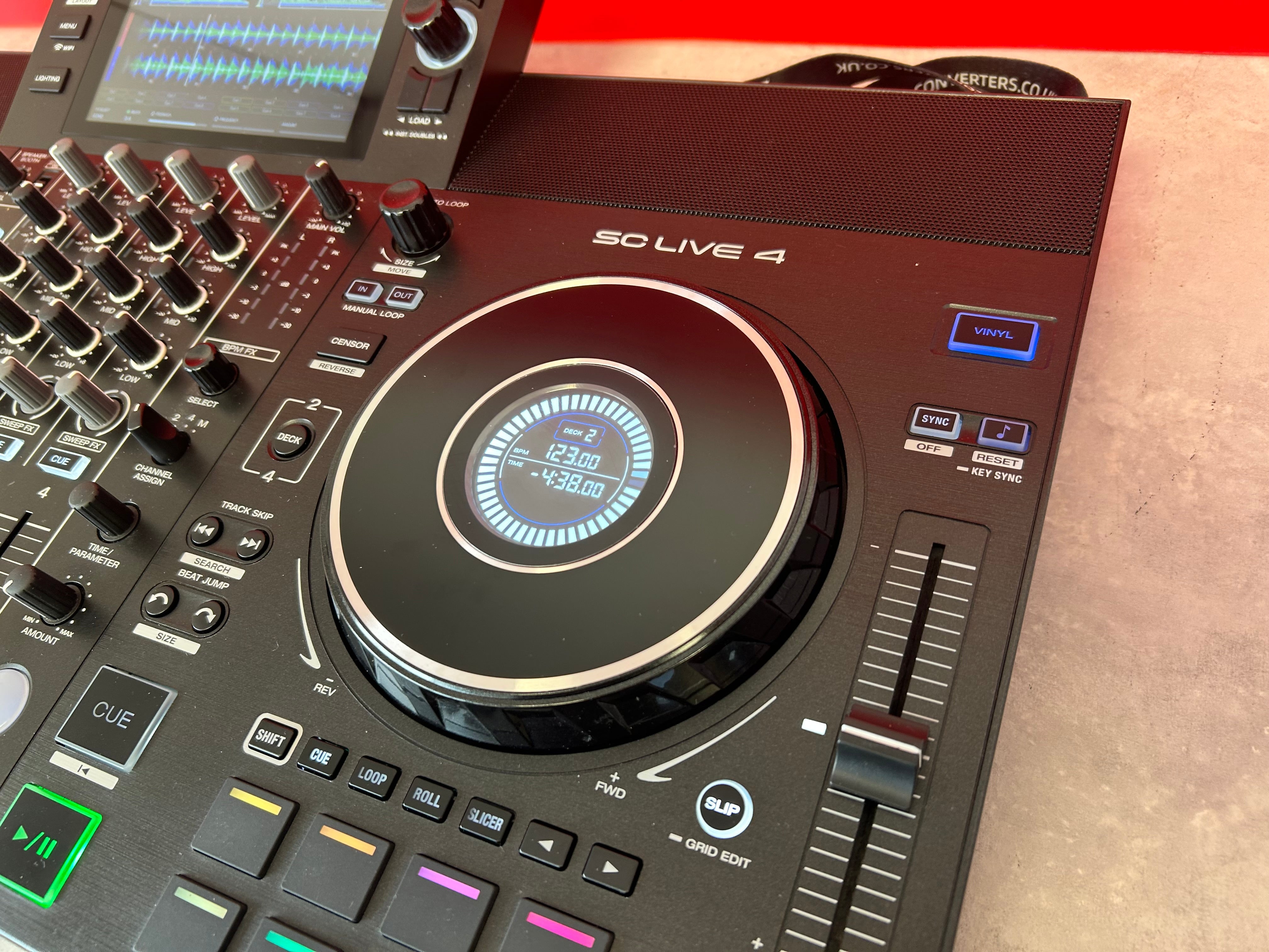 Denon DJ SC LIVE 4 - 4 Deck Standalone DJ Controller - Pre Owned - Deck Converters