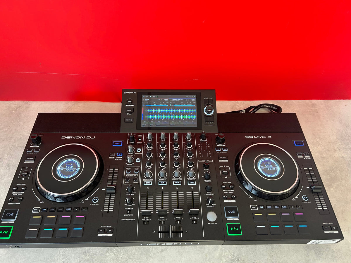 Denon DJ SC LIVE 4 - 4 Deck Standalone DJ Controller - Pre Owned - Deck Converters
