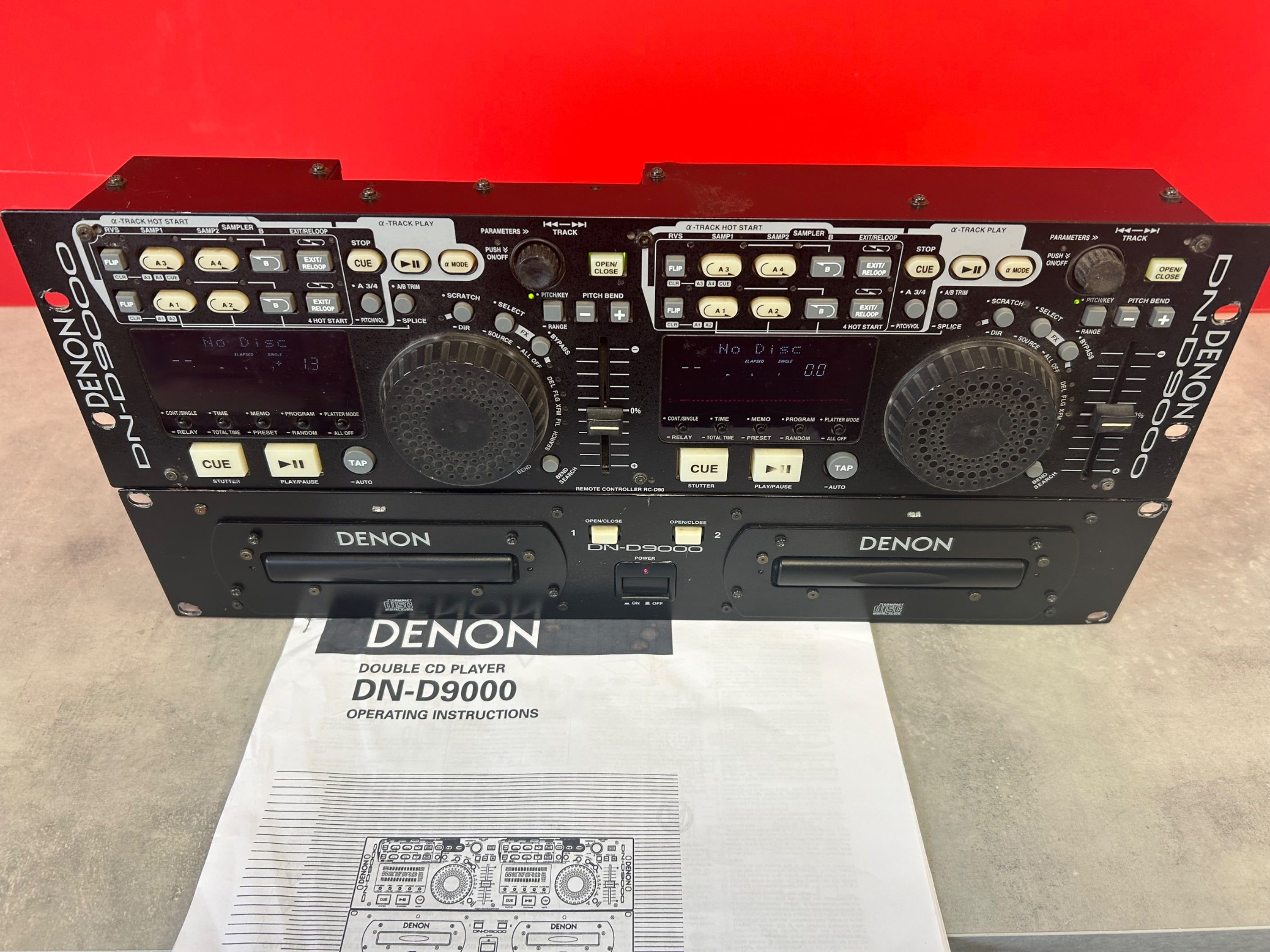 Denon DN D9000 Professional Twin CD Player - Pre Owned - Deck Converters