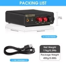 Douk Audio Turntable Phono Preamplifier With Headphone Output - Deck Converters