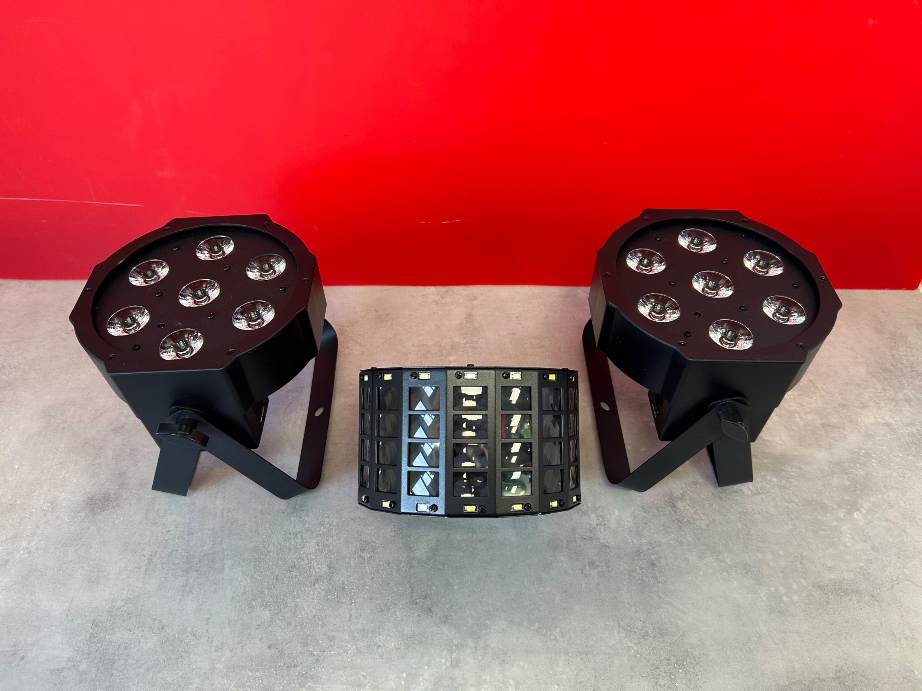 Equinox Lights Set - 2 Maxipar Quad 1 Viper - Pre Owned - Deck Converters