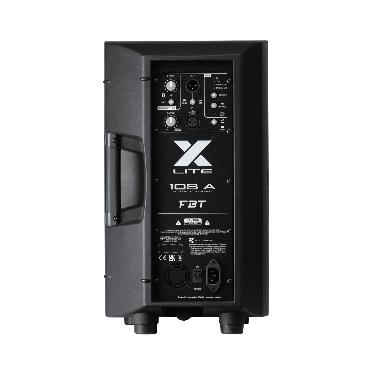 FBT Audio X-LITE 108A Active Loudspeaker - Deck Converters