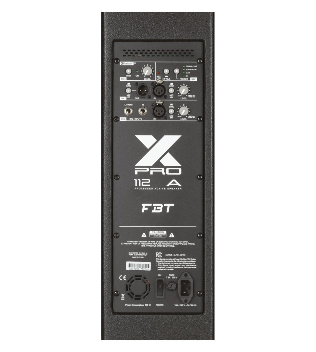 FBT Audio X-PRO 112A Active Speaker with Bluetooth - Deck Converters