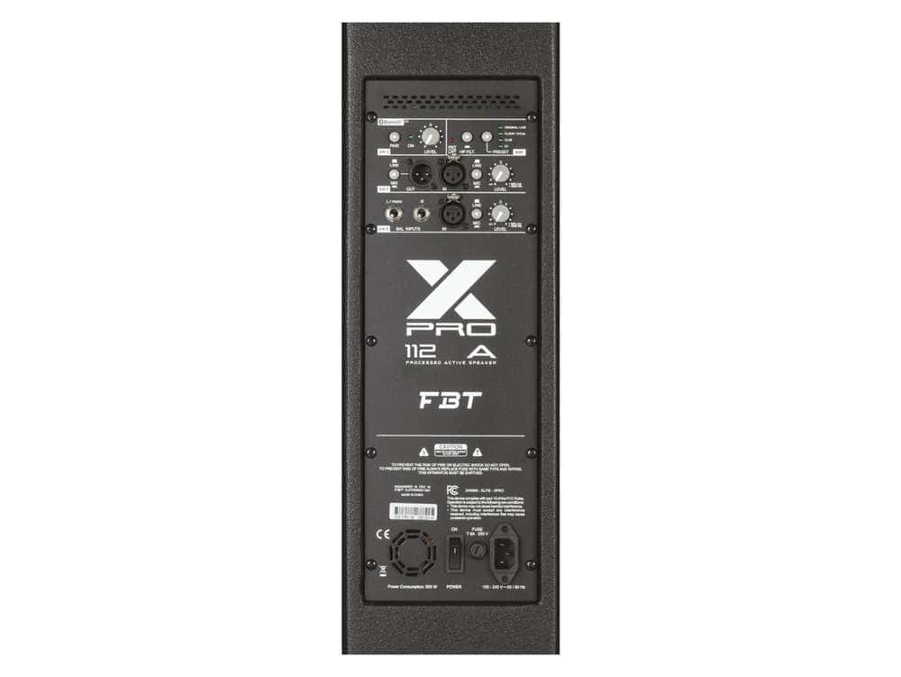 FBT Audio X - PRO 112A Active Speaker with Bluetooth - Deck Converters