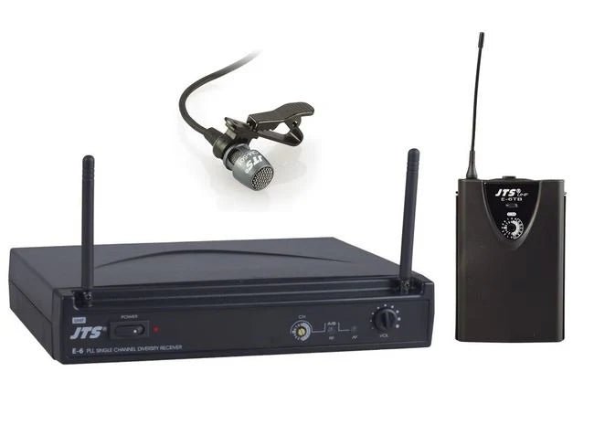 JTS E - 6 E - 6TB+CM - 501 UHF Bodypack Wireless System - Deck Converters