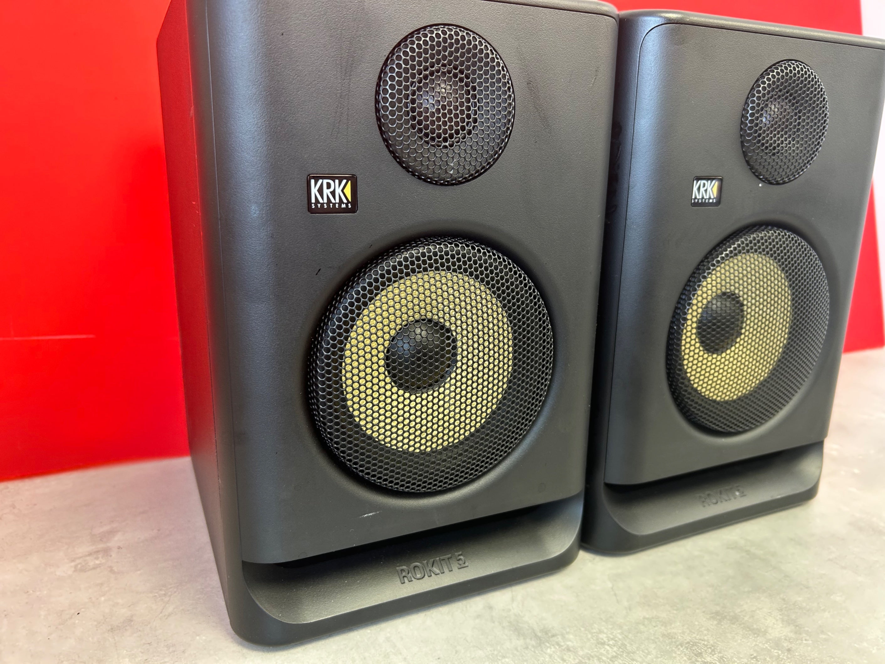 KRK Rockit RP5 G5 Active Studio Monitors Speakers - Pair - Pre Owned - Deck Converters