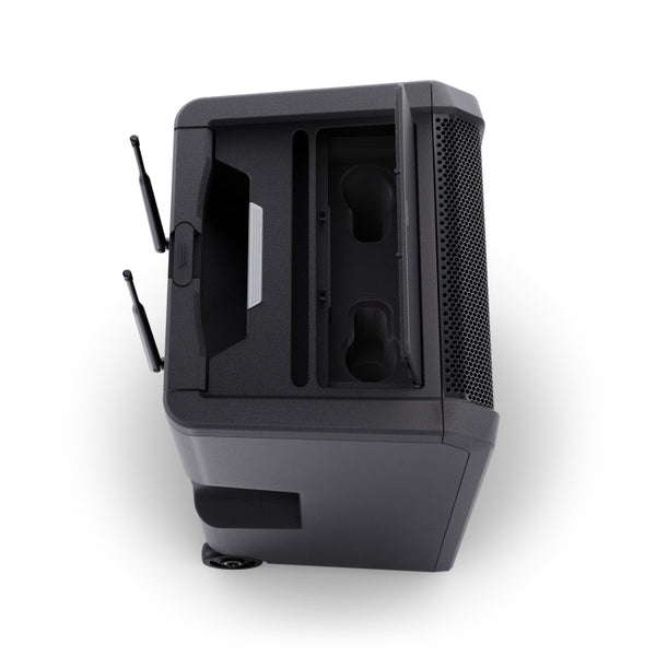 LD Systems ANNY® 10 HHD 2 B8 - 10" Portable battery-powered Bluetooth PA system with mixer and 2x wireless handheld microphones - Deck Converters
