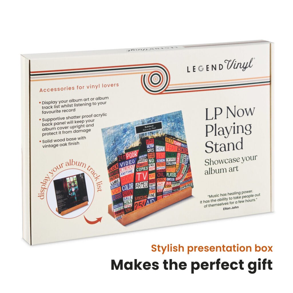 Legend Vinyl LP “Now Playing” Display Stand - Deck Converters
