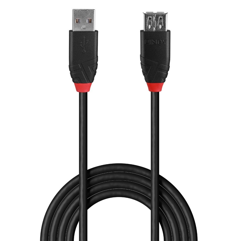 Lindy USB 2.0 Active Extension Slim Cable - Deck Converters