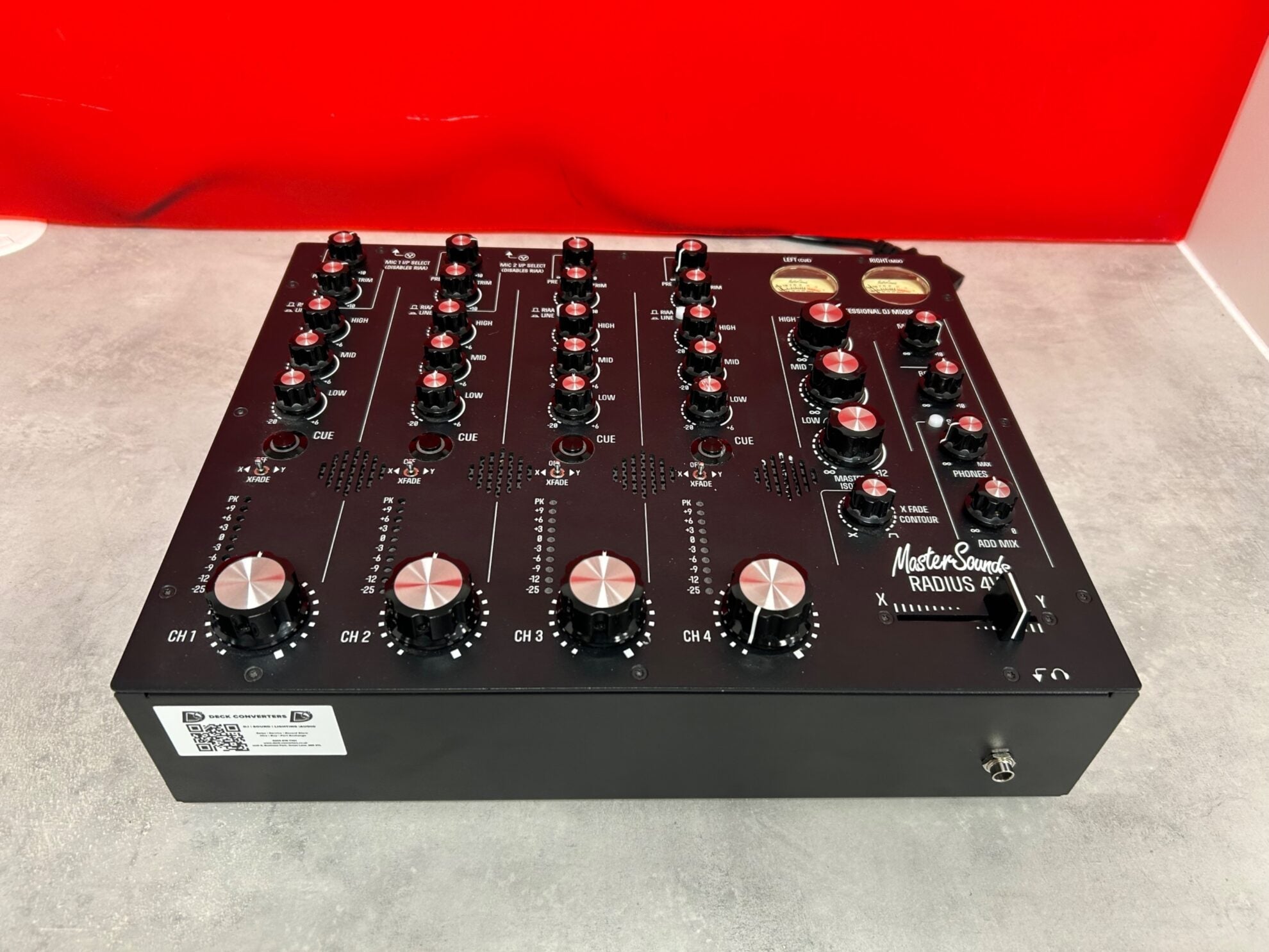 Master Sounds Radius 4V Mixer - Pre Owned - Deck Converters