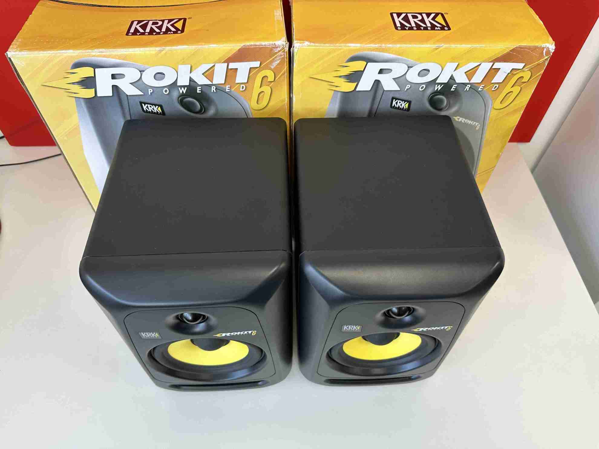 PAIR KRK Rockit RP6 G3 Active Studio Monitors Speakers - Deck Converters