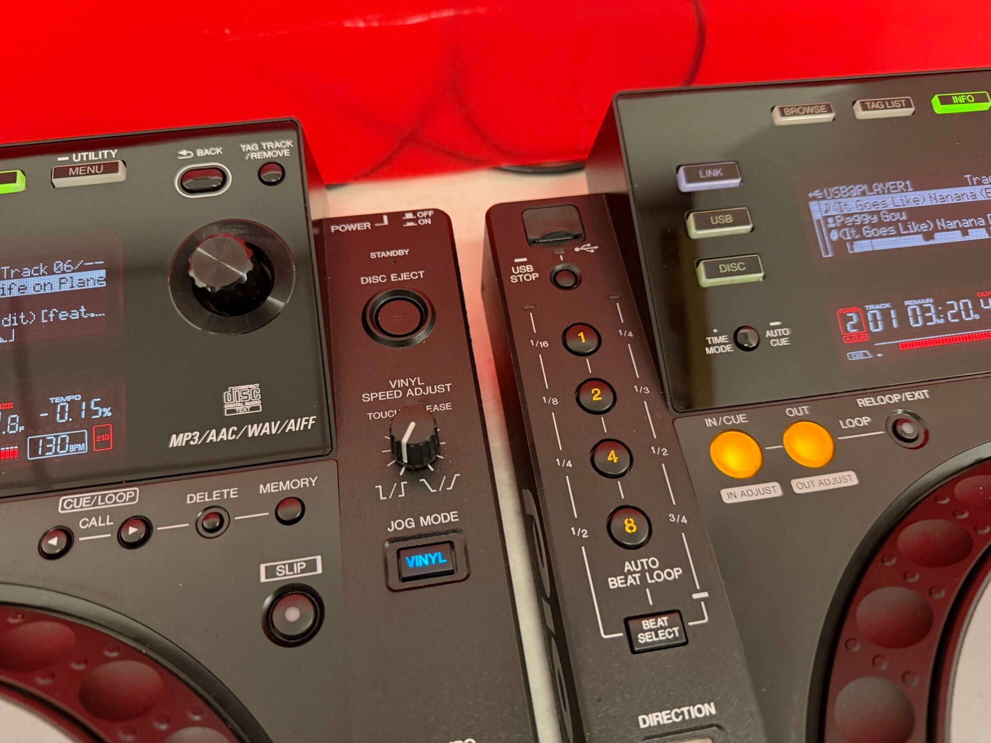PAIR Pioneer CDJ 900 Professional DJ Decks - Deck Converters