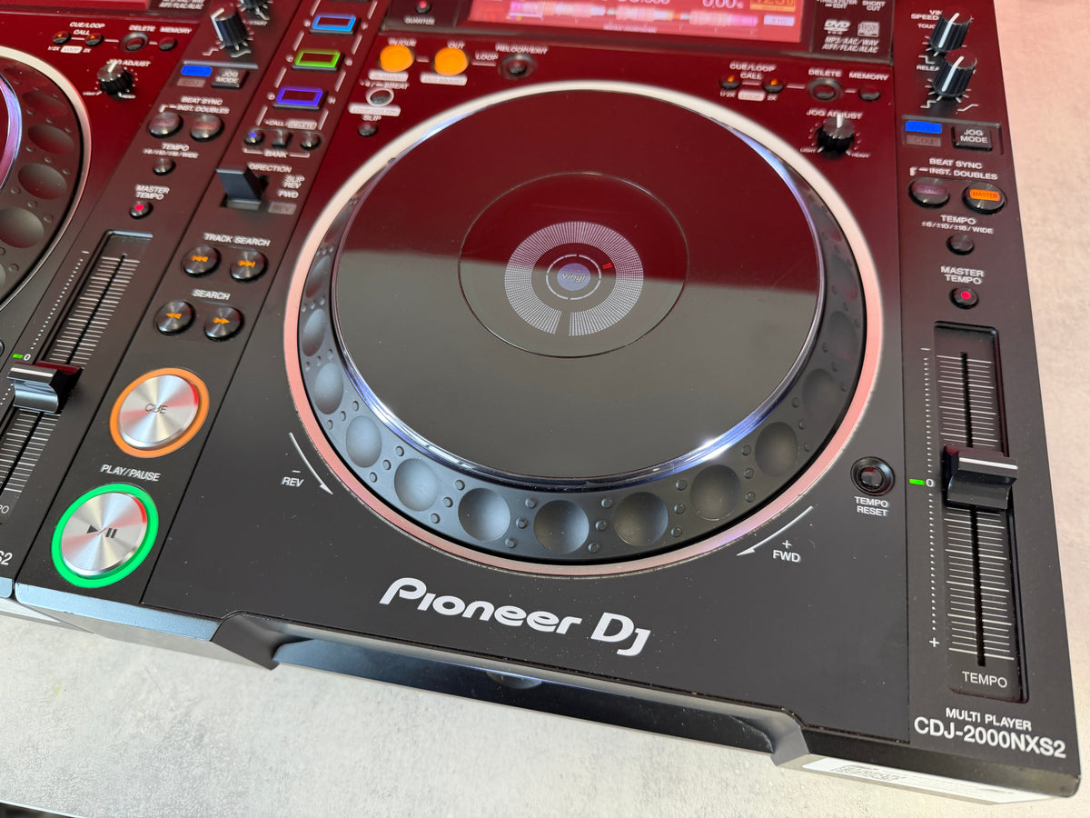 PAIR Pioneer DJ CDJ 2000 NXS2 Professional DJ Decks Pre Owned - Deck Converters