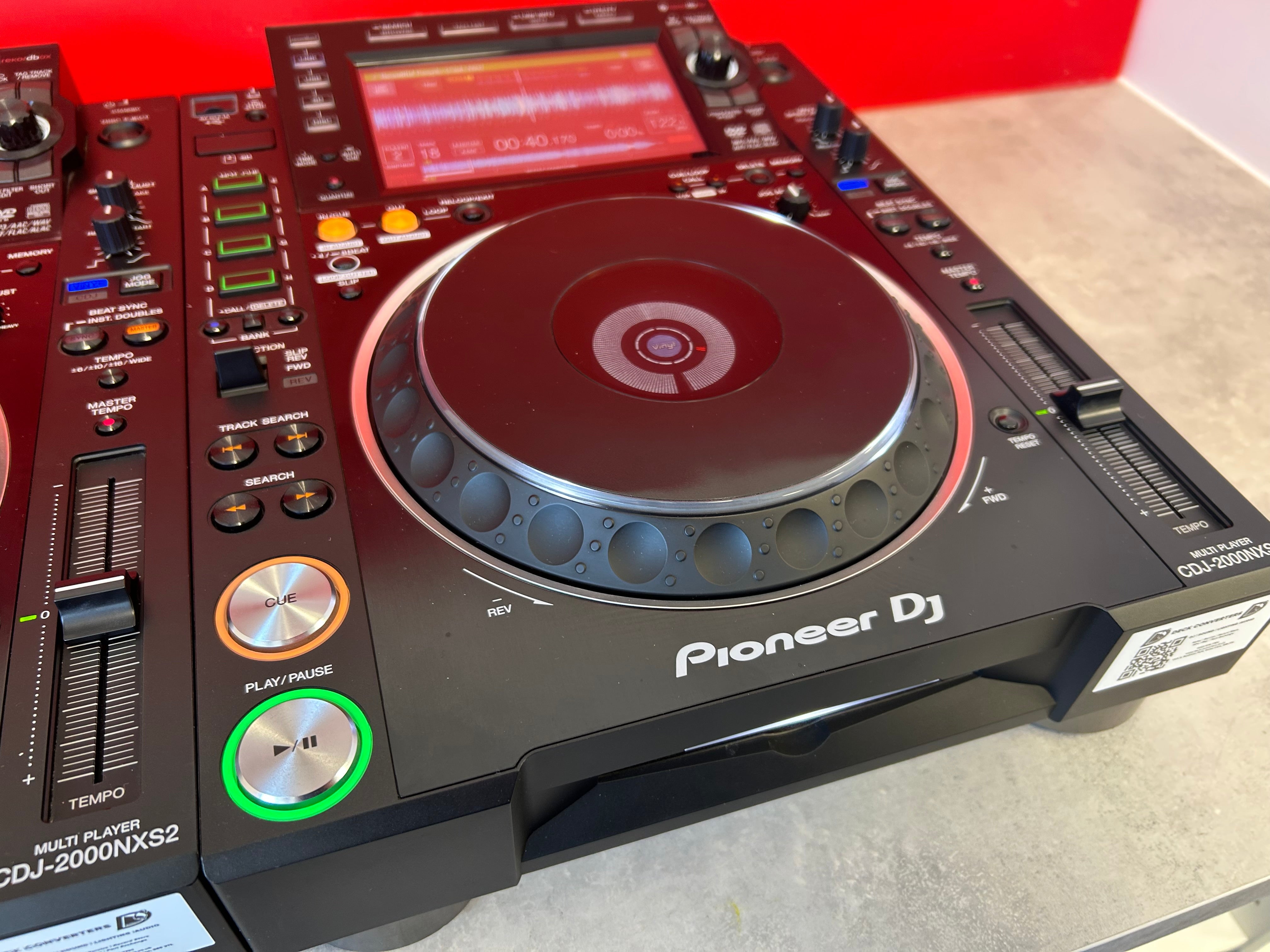 PAIR Pioneer DJ CDJ 2000 NXS2 Professional DJ Decks Pre Owned - Deck Converters
