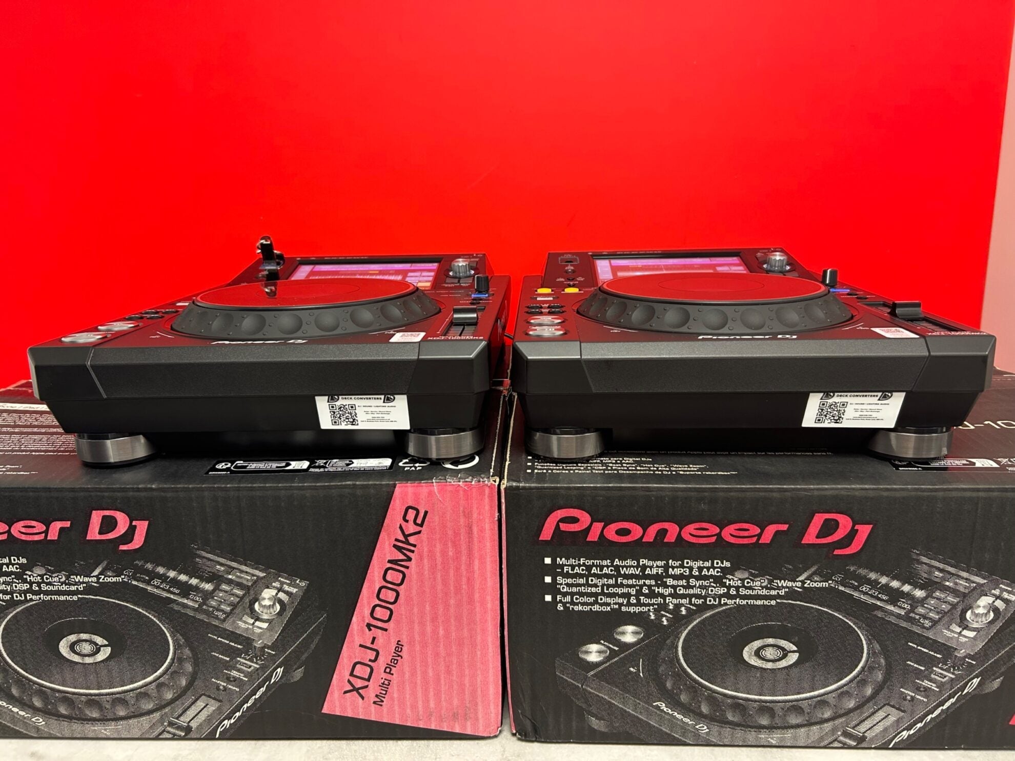 Pair Pioneer XDJ 1000 MK2 - Pre Owned - Deck Converters