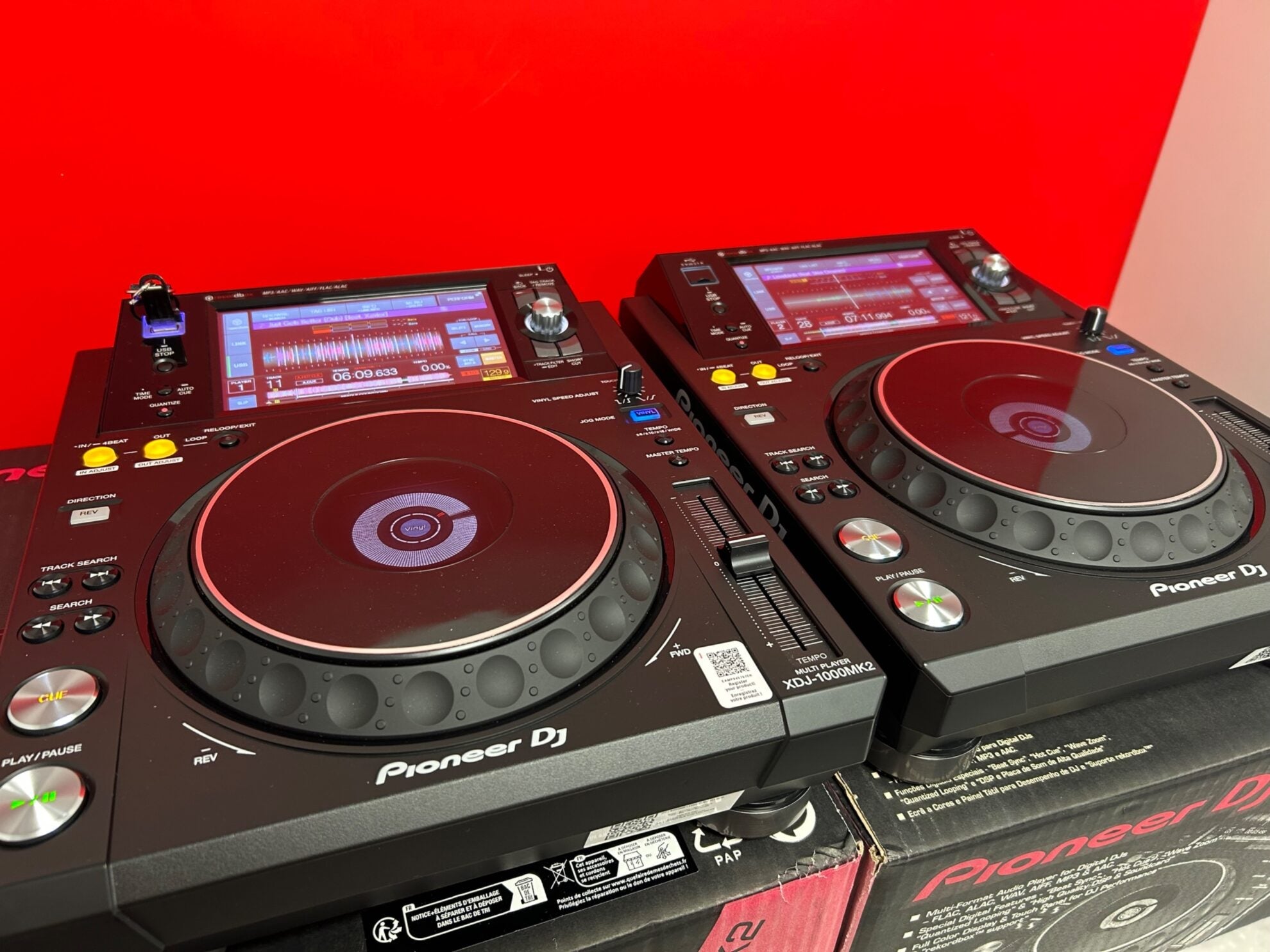 Pair Pioneer XDJ 1000 MK2 - Pre Owned - Deck Converters