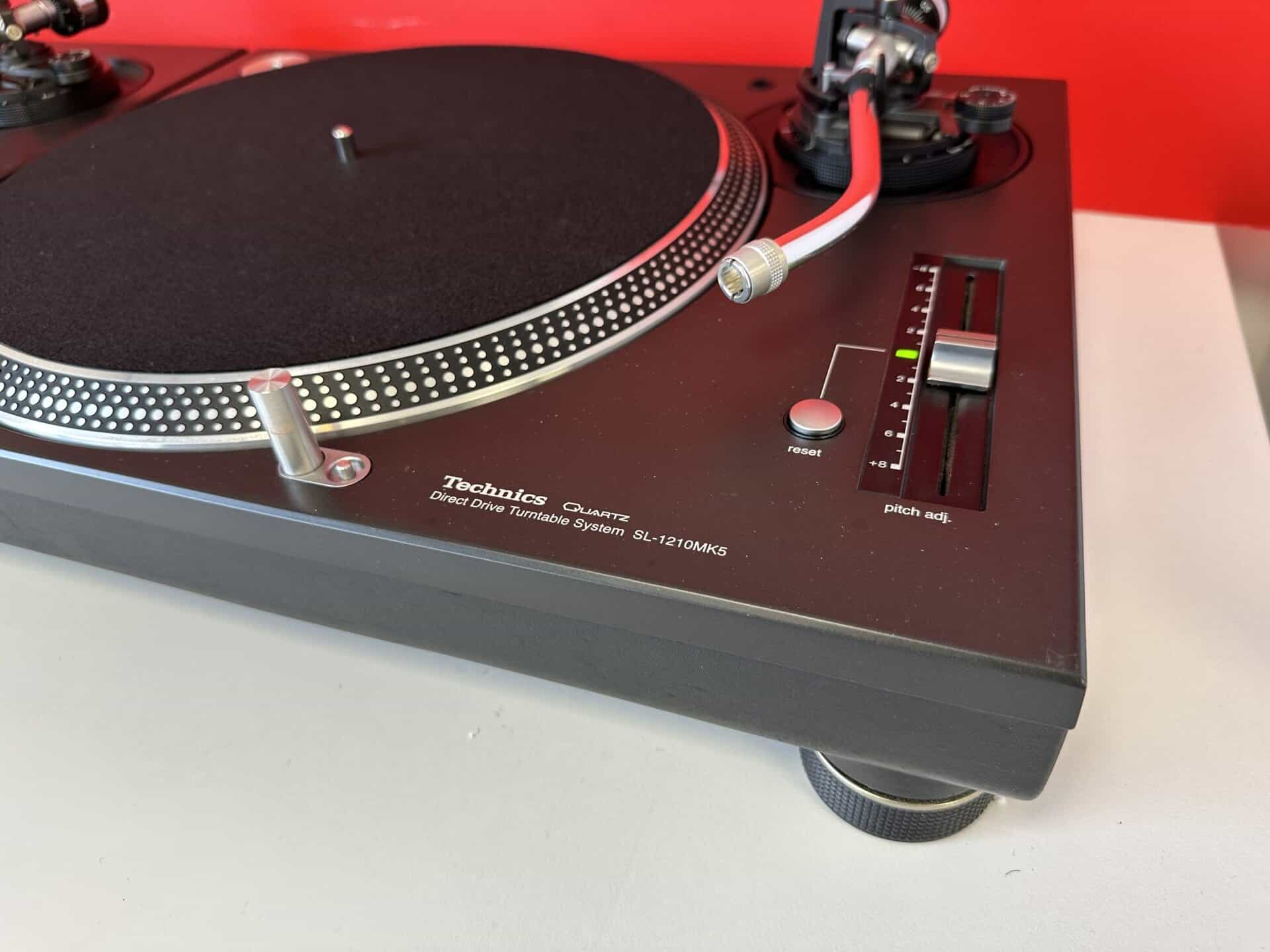 Pair Technics SL 1210 MK5 Turntables - Deck Converters