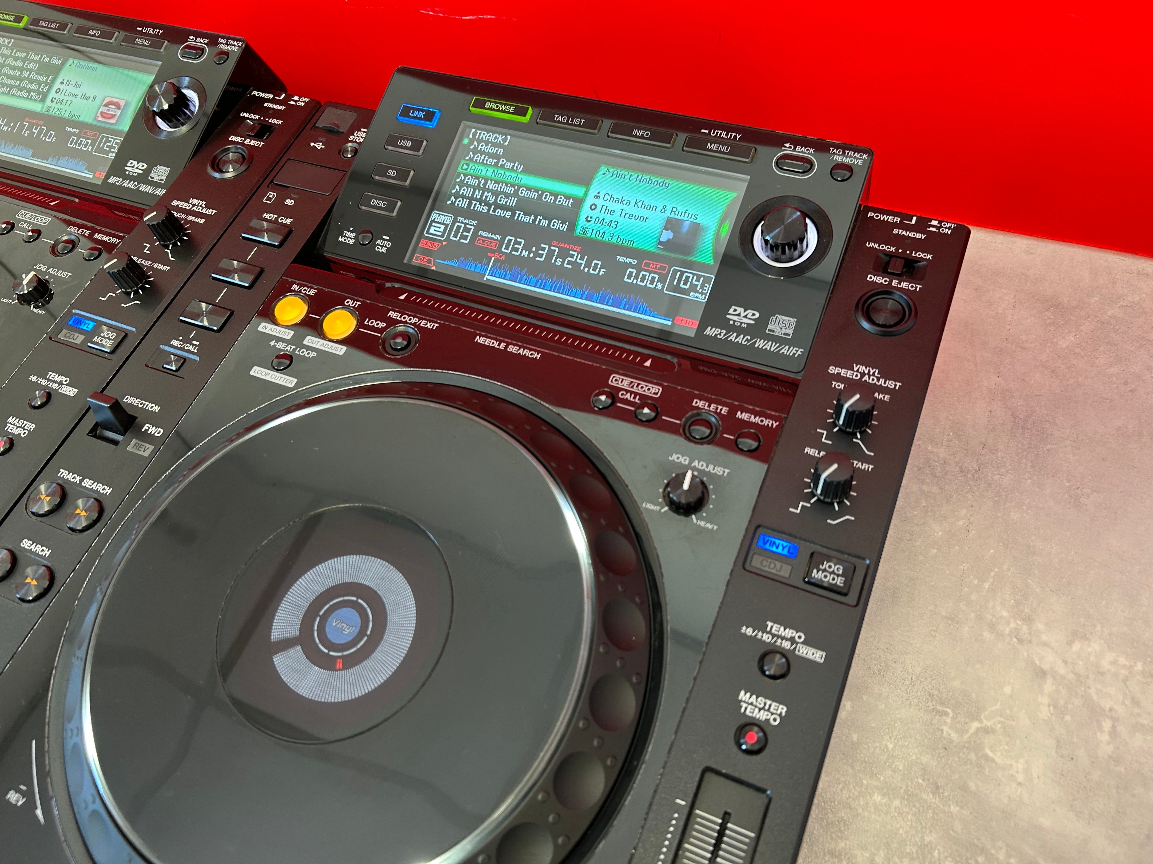 Pioneer CDJ 2000 DJ Decks PAIR - Pre Owned - Deck Converters