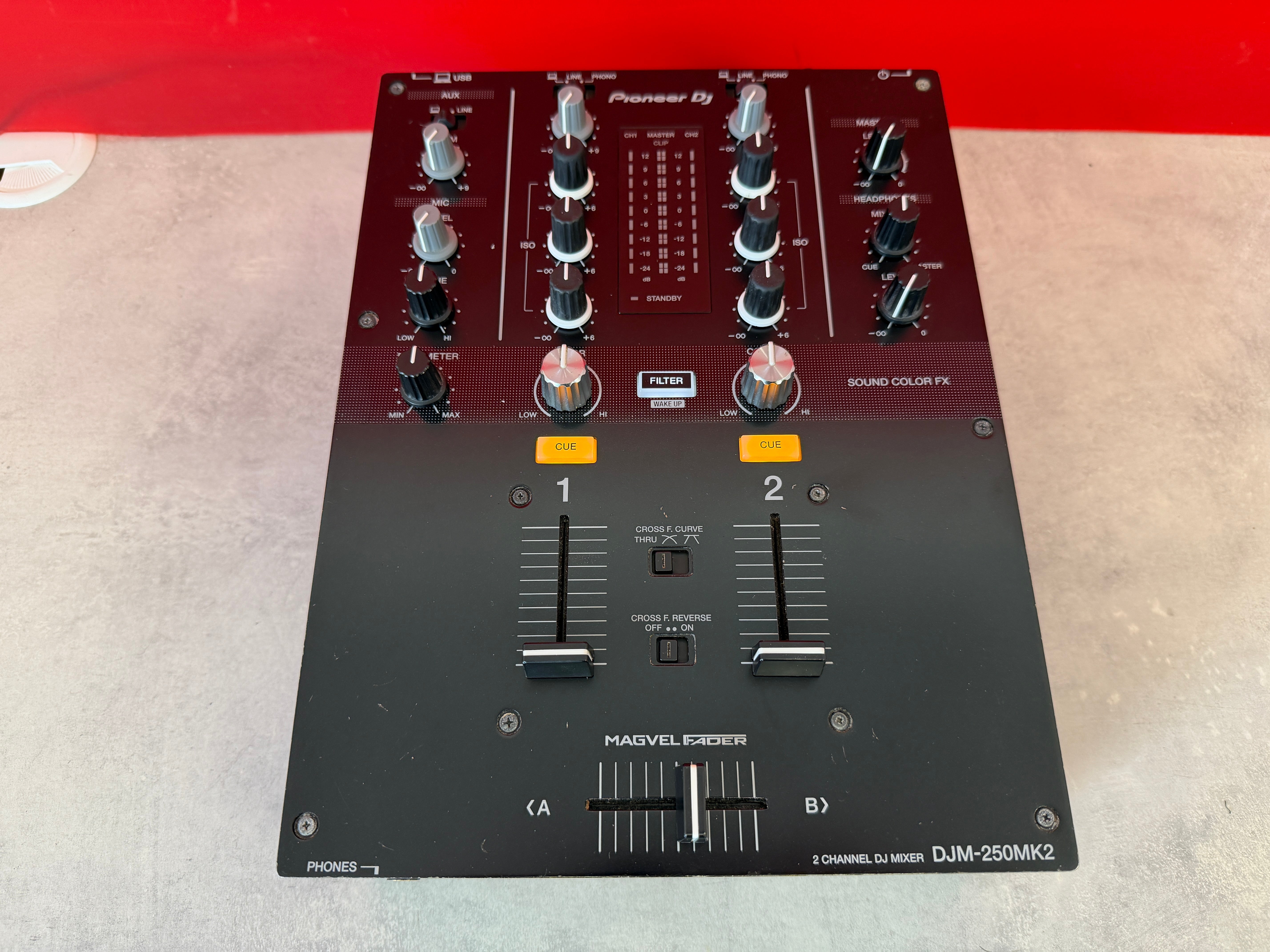 Pioneer DJM 250MK2 2 Channel Mixer - Black - Pre Owned - Deck Converters