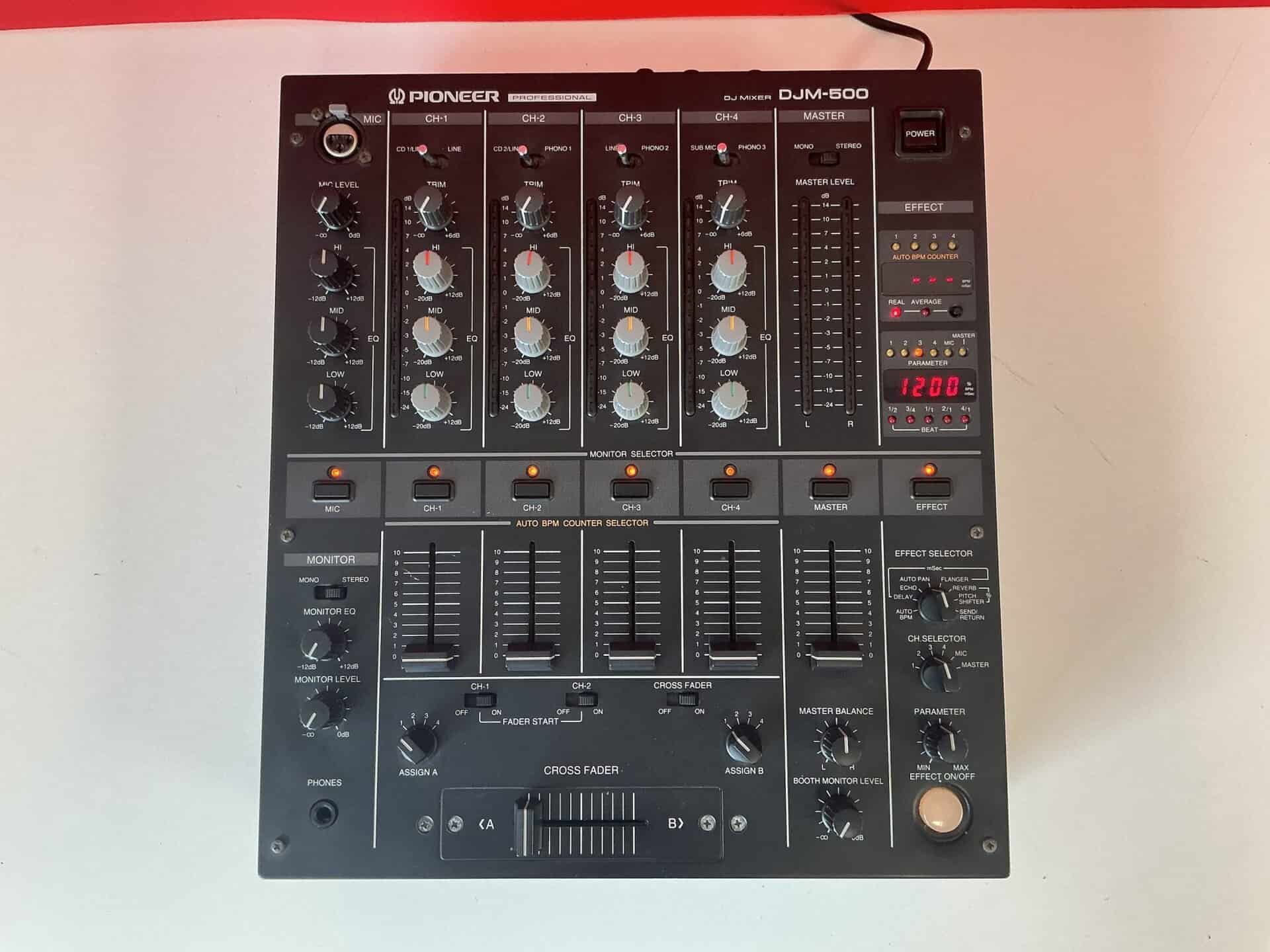 PIONEER DJM 500 Professional 4ch Mixer - Pre Owned - Deck Converters