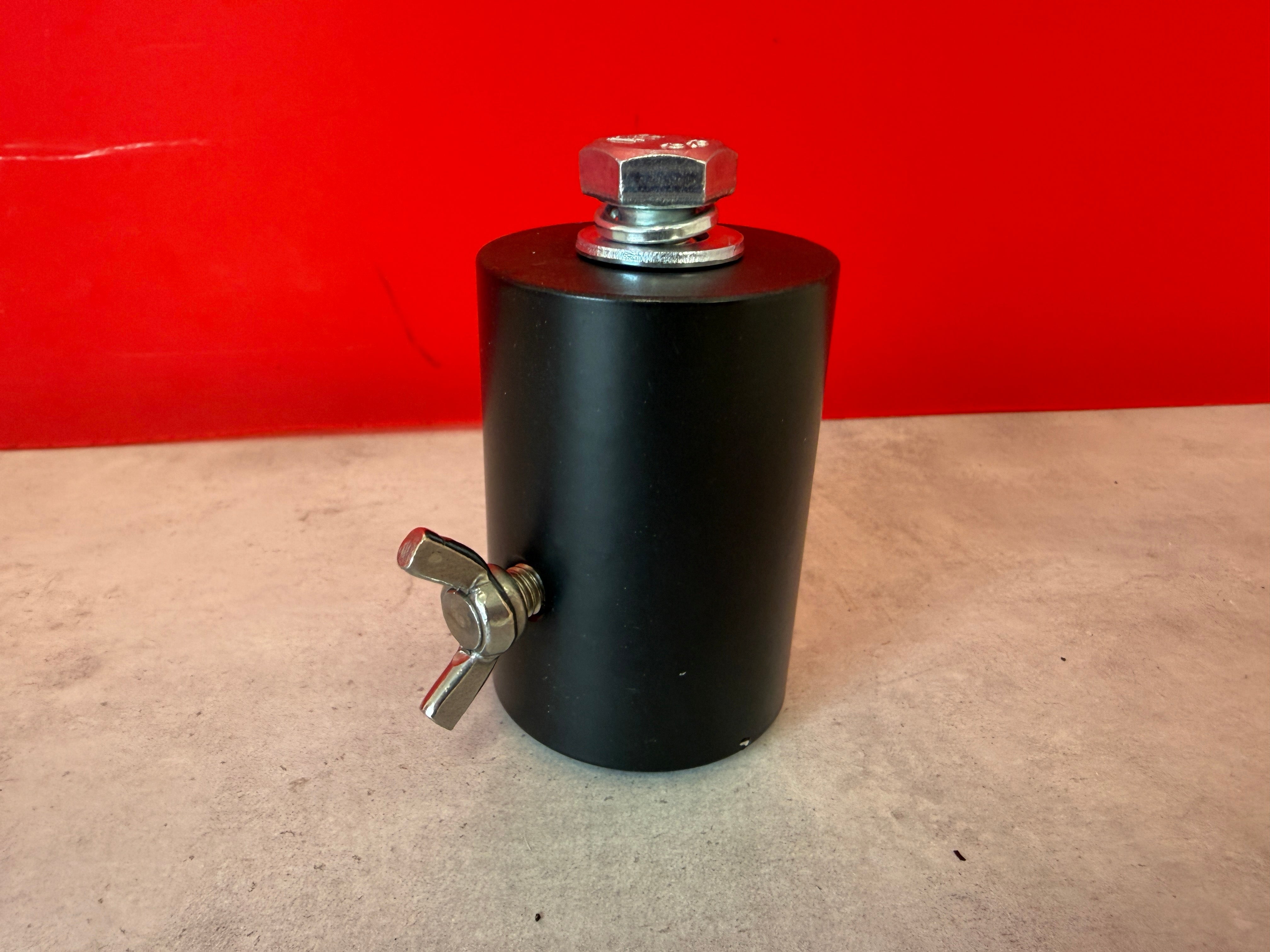 POWERDRIVE REF14.3EHD - B Heavy Duty Top Cap with M12 Top Bolt 35mm Stand Black - Deck Converters