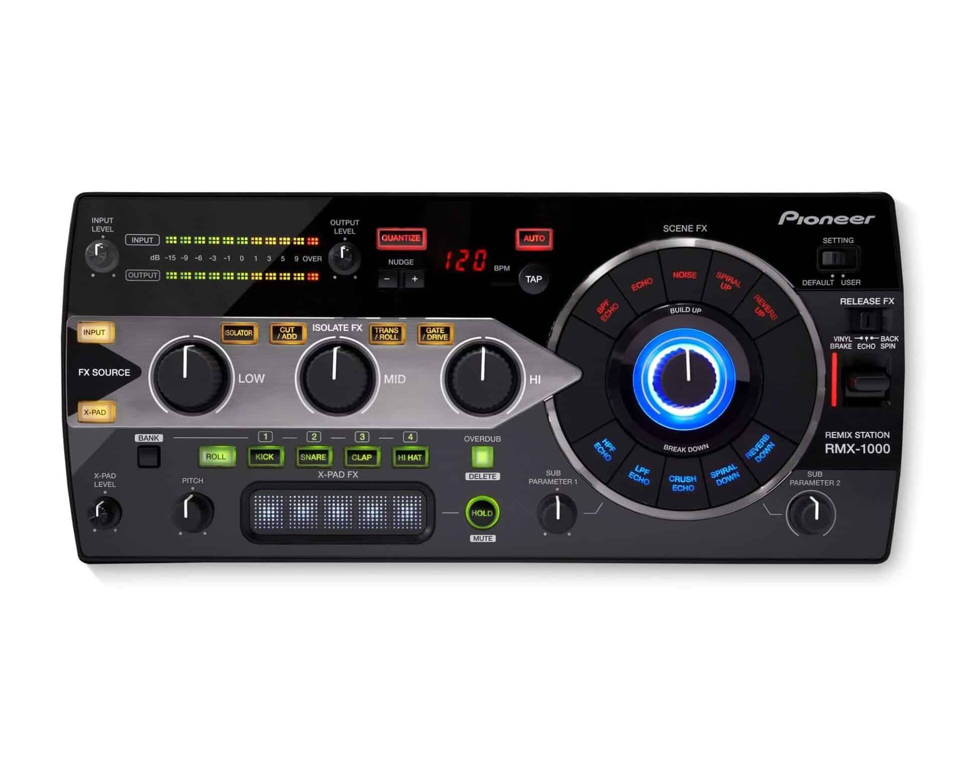 Pioneer RMX-1000 BLACK Station de travail de remixage et d'effets DJ professionnelle