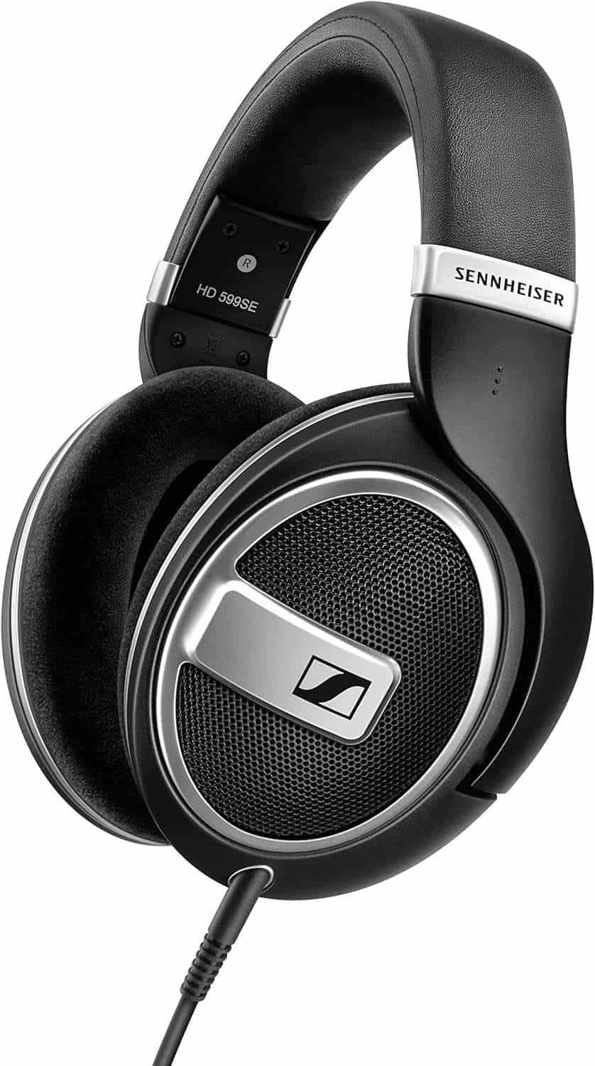 Sennheiser HD 599 Around Ear Open Back Headphones - Black - Deck Converters