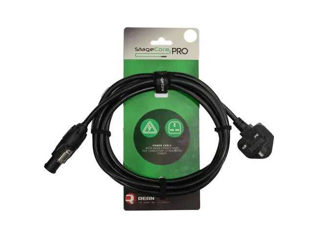 StageCore PowerCon TRUE1 to UK Plug Cable - Deck Converters