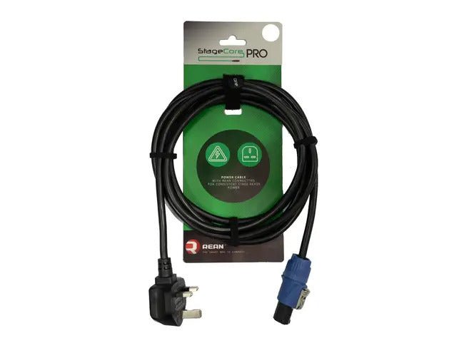 StageCore PowerCon Twist Lock to UK Plug Cable - Deck Converters