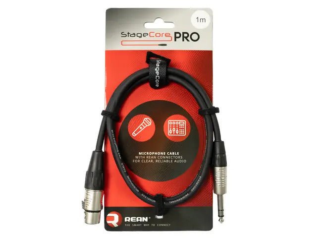 Stagecore PRO162 Female XLR - TRS Stereo Jack Cable REAN Connectors - Deck Converters