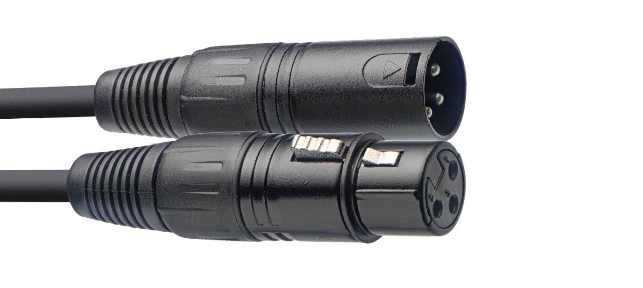 Stagg SDX5 - 3 DMX cable, XLR/XLR (m/f), 5M (16') - Deck Converters