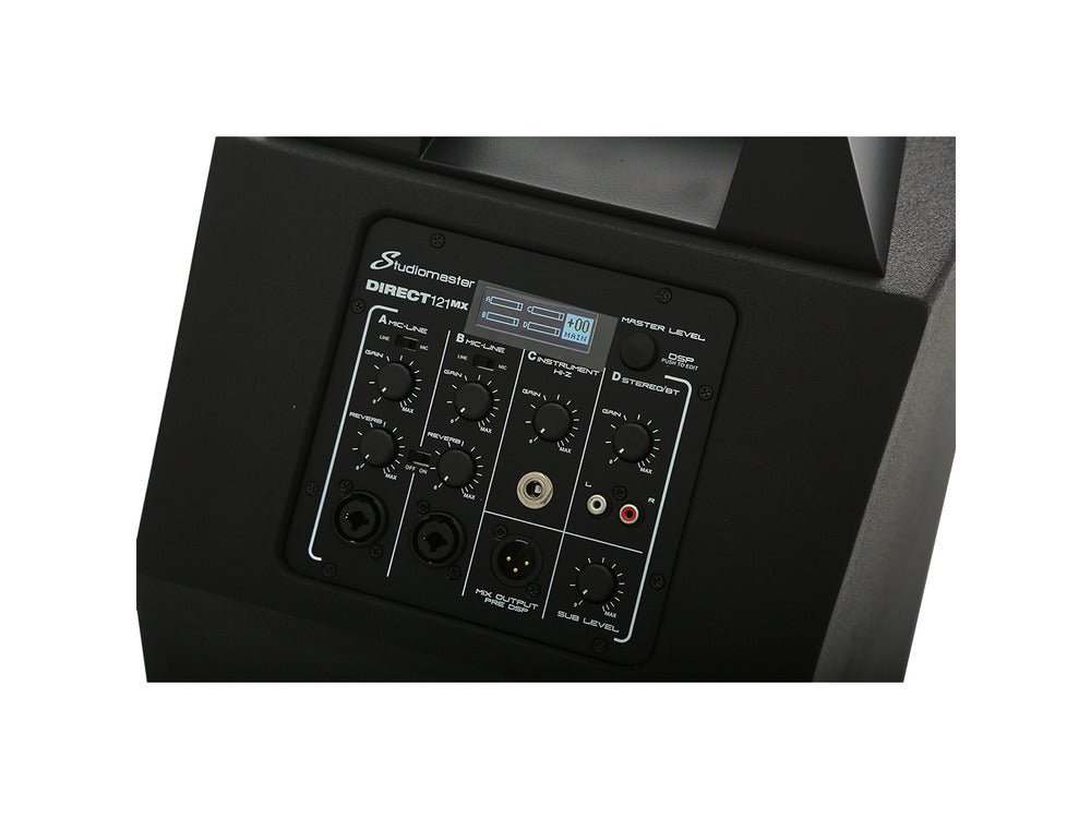Studiomaster Direct 121MX Portable Column Array System - Deck Converters