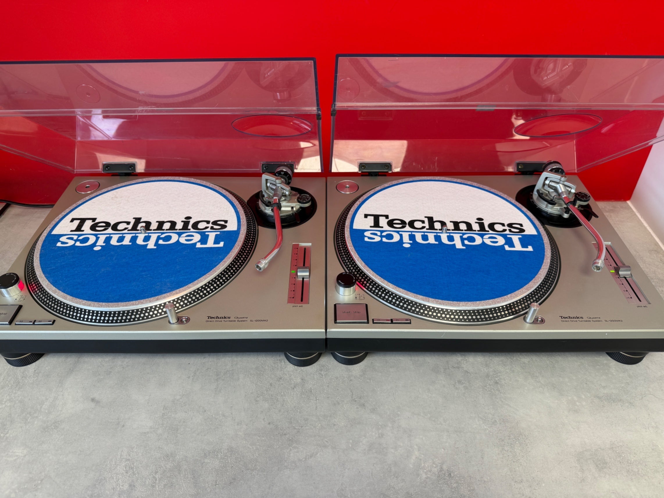 Technics SL - 1200MK2 Quartz Direct Drive Turntable - PAIR - Deck Converters