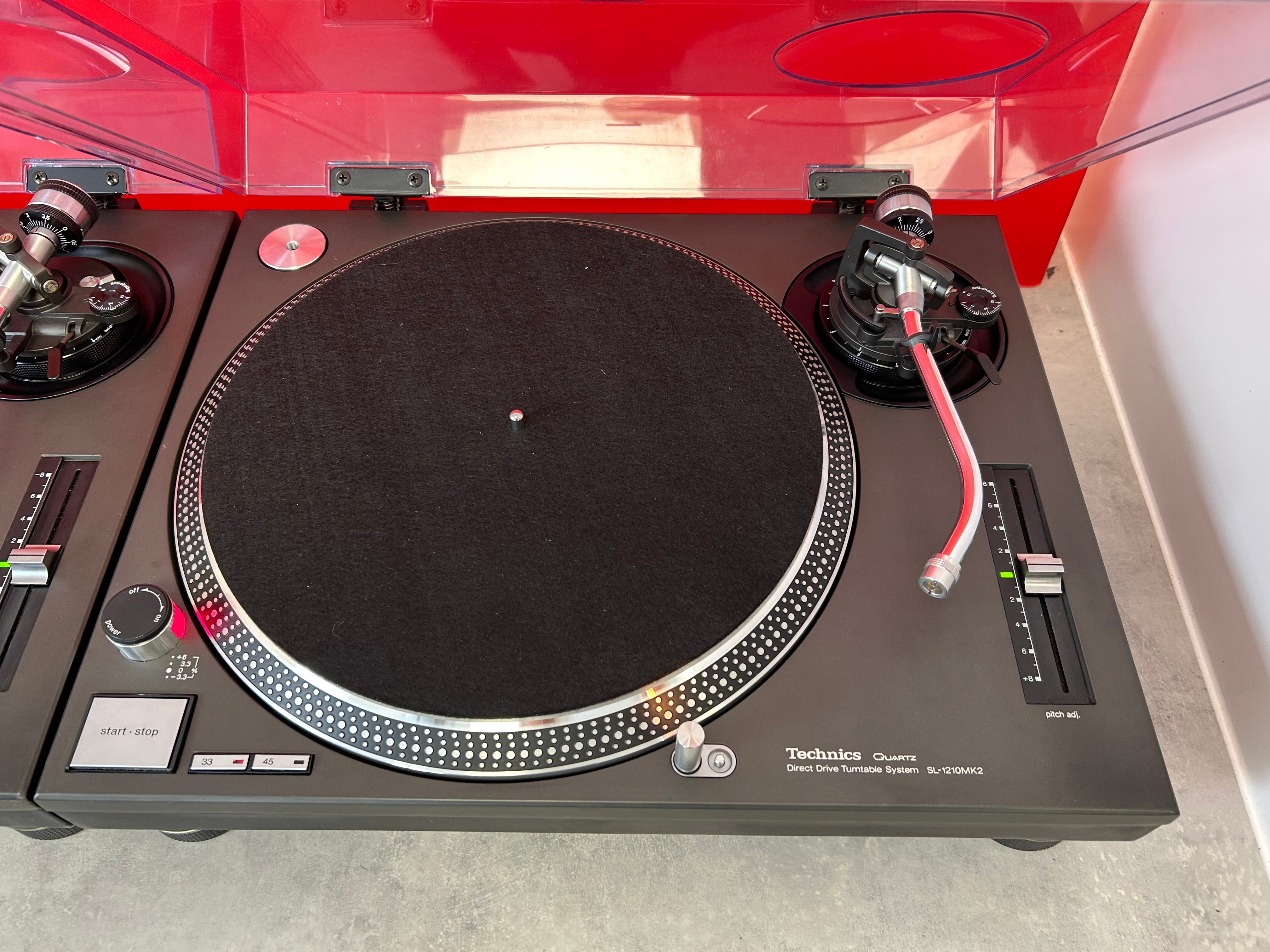 Technics SL 1210 MK2 Turntables Pair - Deck Converters