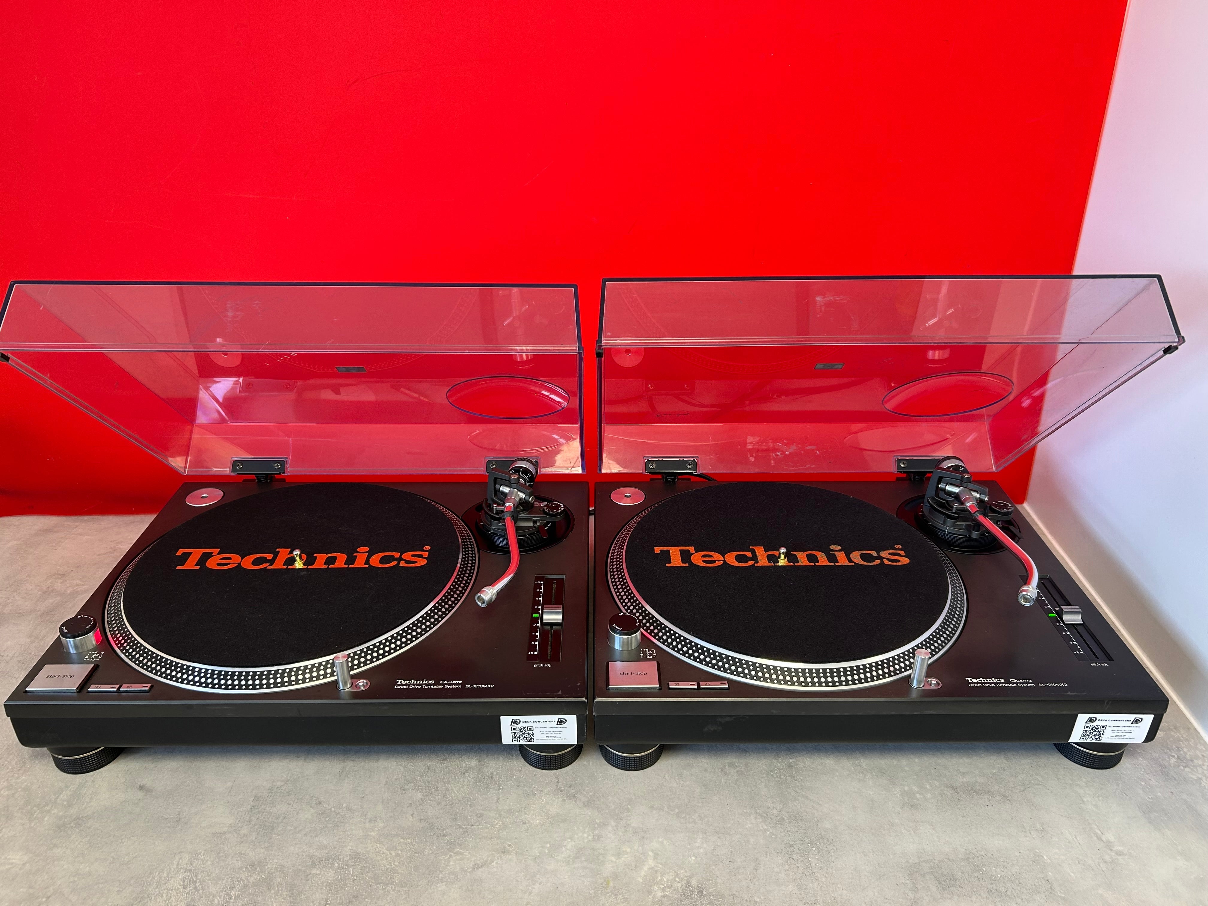 Pair of Technics SL-1210MK2 Turntables – Pre-Owned & Serviced