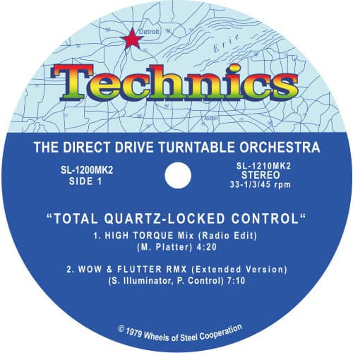 Technics Slipmat Motown (Pair) - Deck Converters