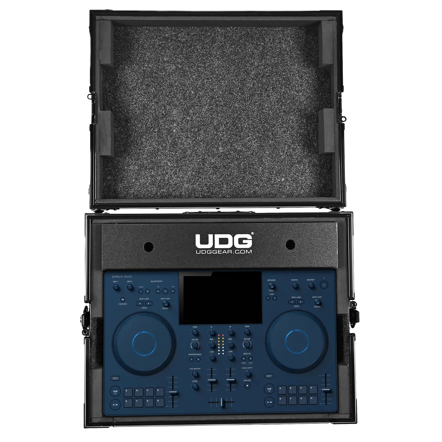 UDG FlightCase AlphaTheta Omnis - Duo Black - Deck Converters